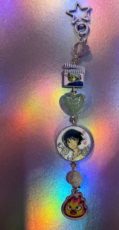 Howl Moving Castle Keychain