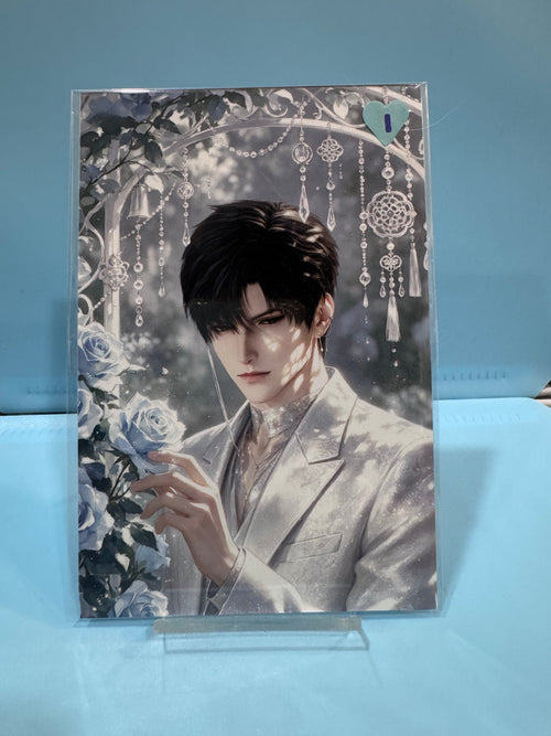 AI Images Love and Deepspace A7 Embossed Stickers