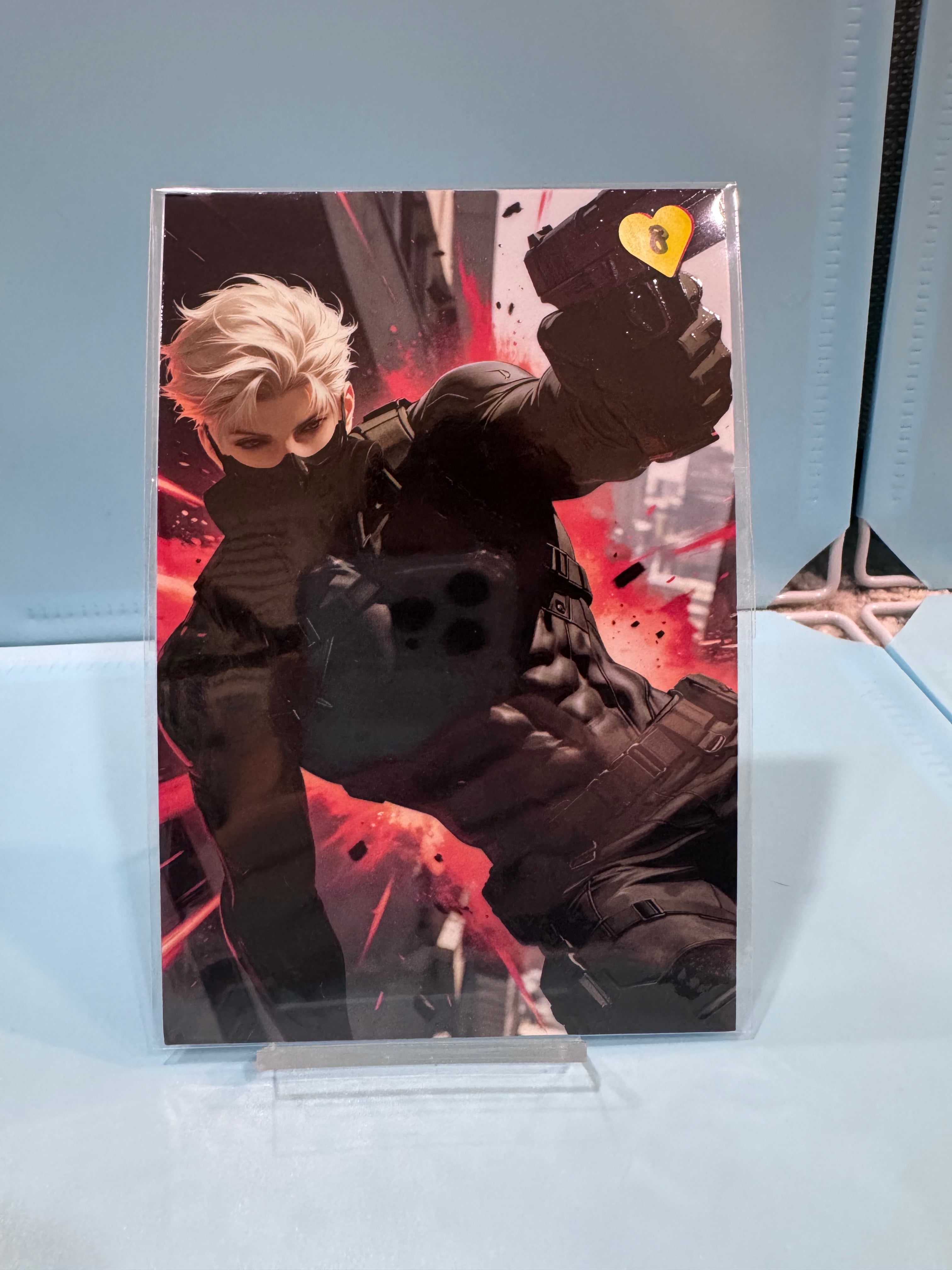 AI Images Love and Deepspace A7 Embossed Stickers