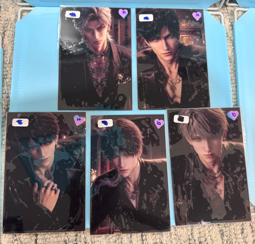 AI Images Love and Deepspace A7 Embossed Stickers