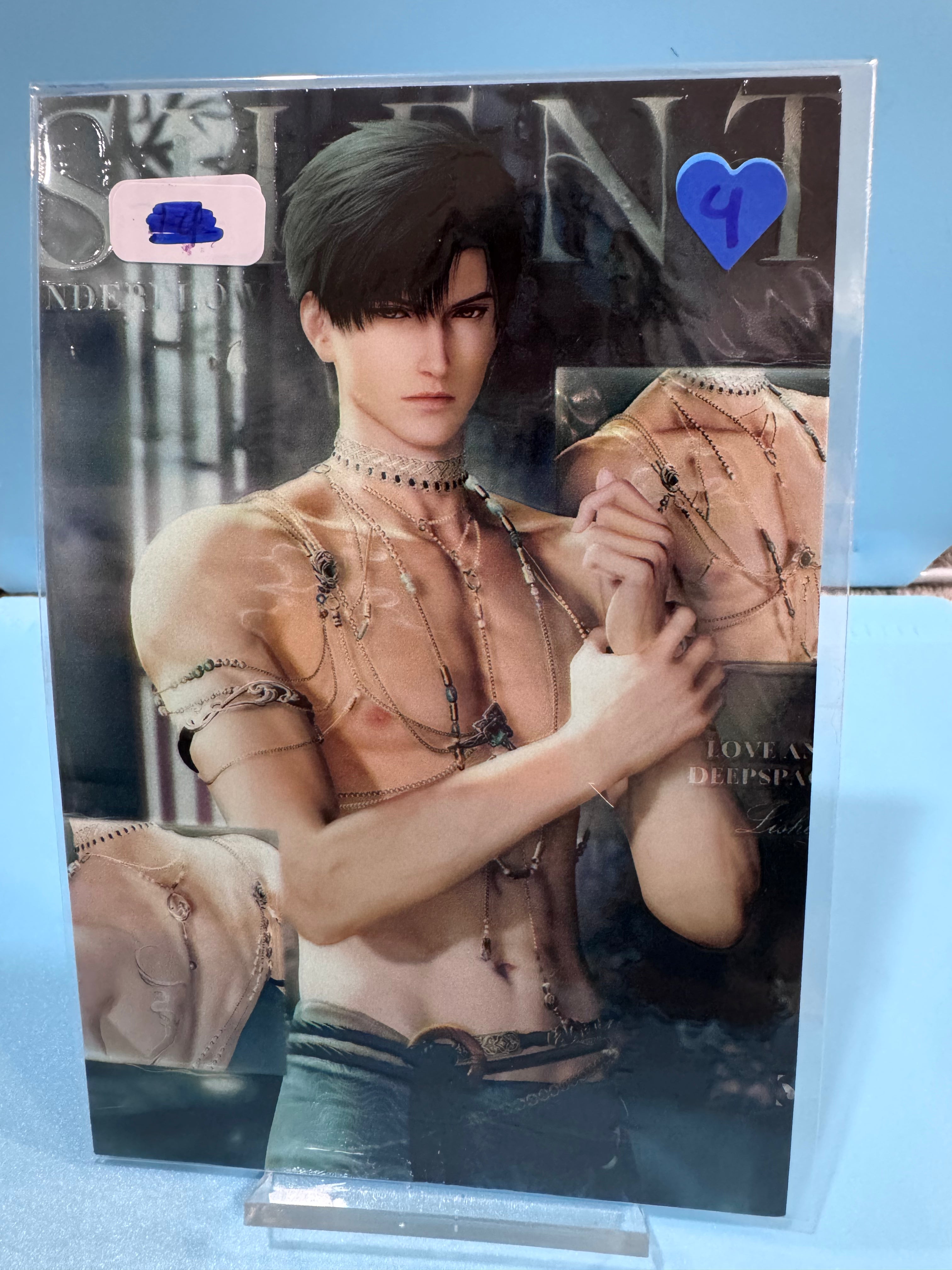 Official Images Fanmade A7 Embossed Stickers  Love And Deepspace