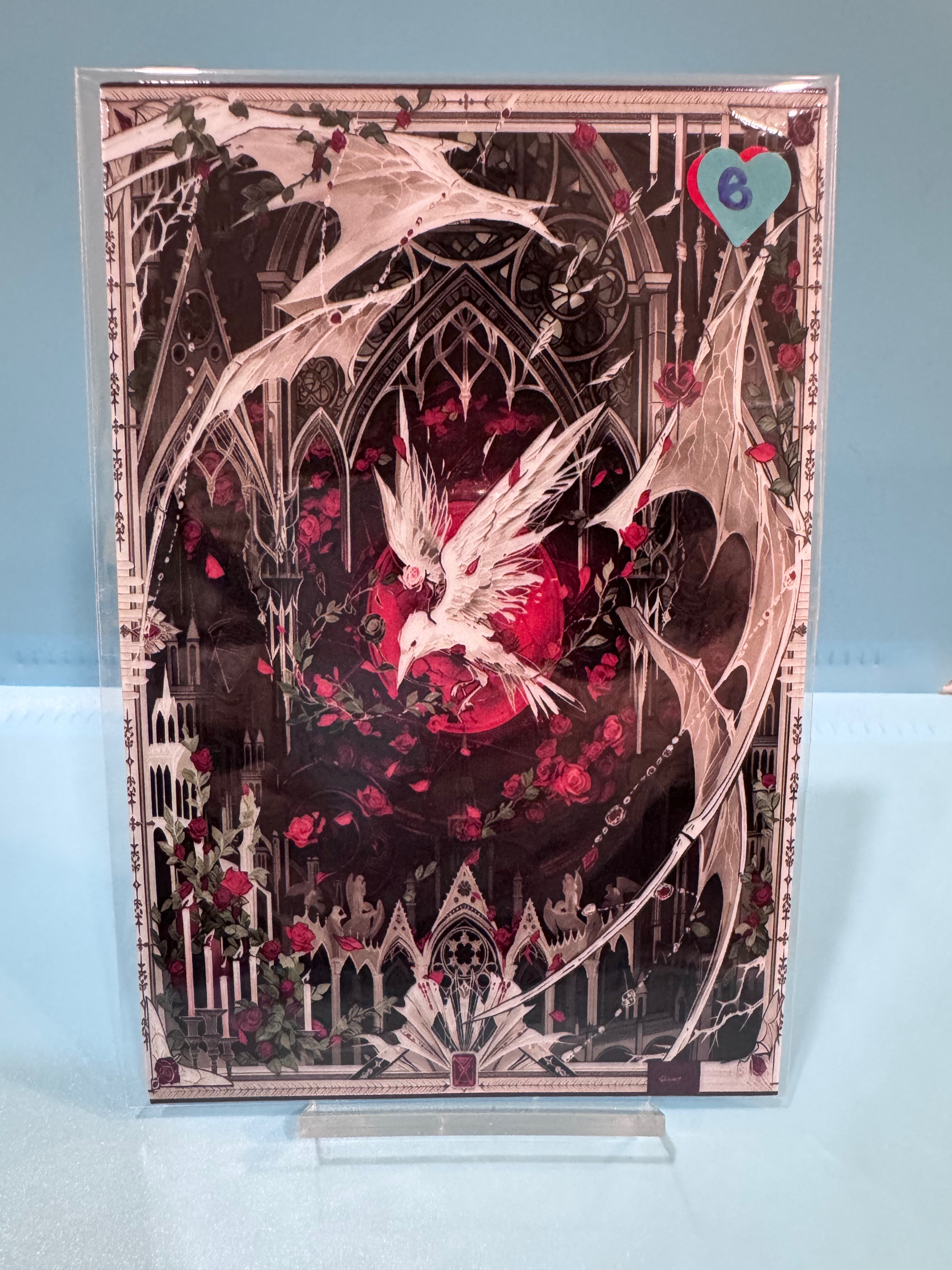 Official Images Fanmade A7 Embossed Stickers  Love And Deepspace
