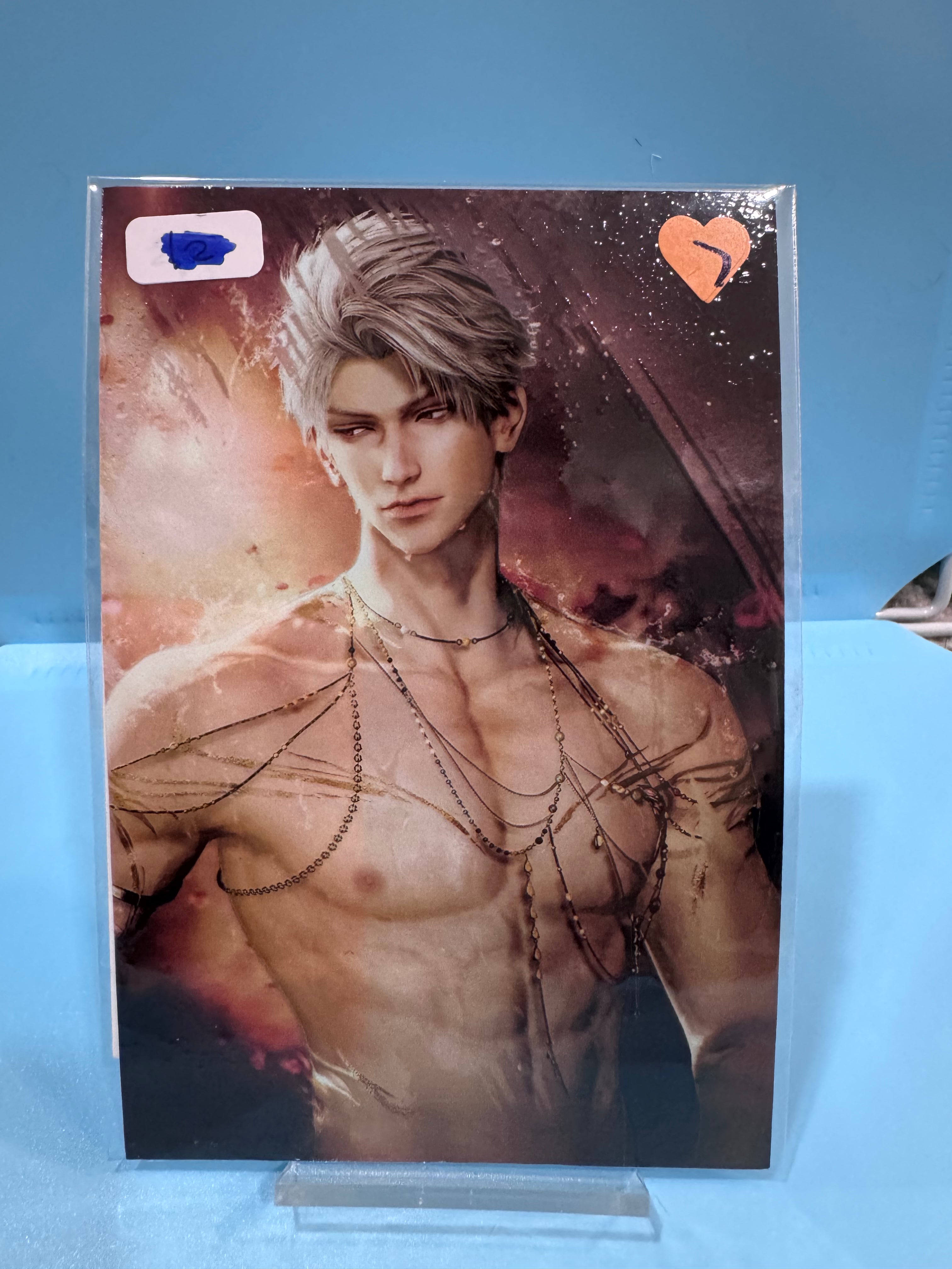 Official Images Fanmade A7 Embossed Stickers  Love And Deepspace