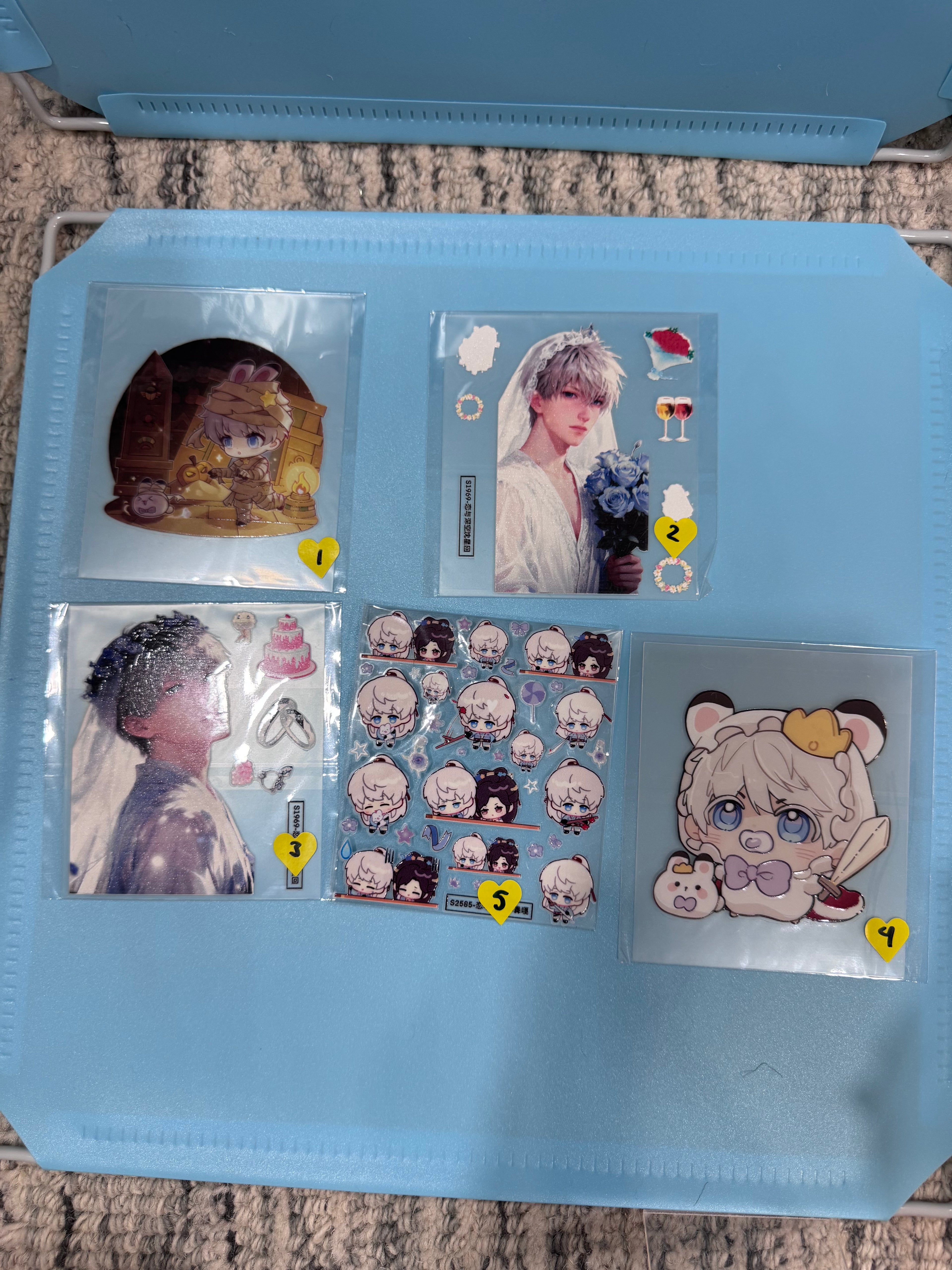 Mini Stickers Love and Deepspace