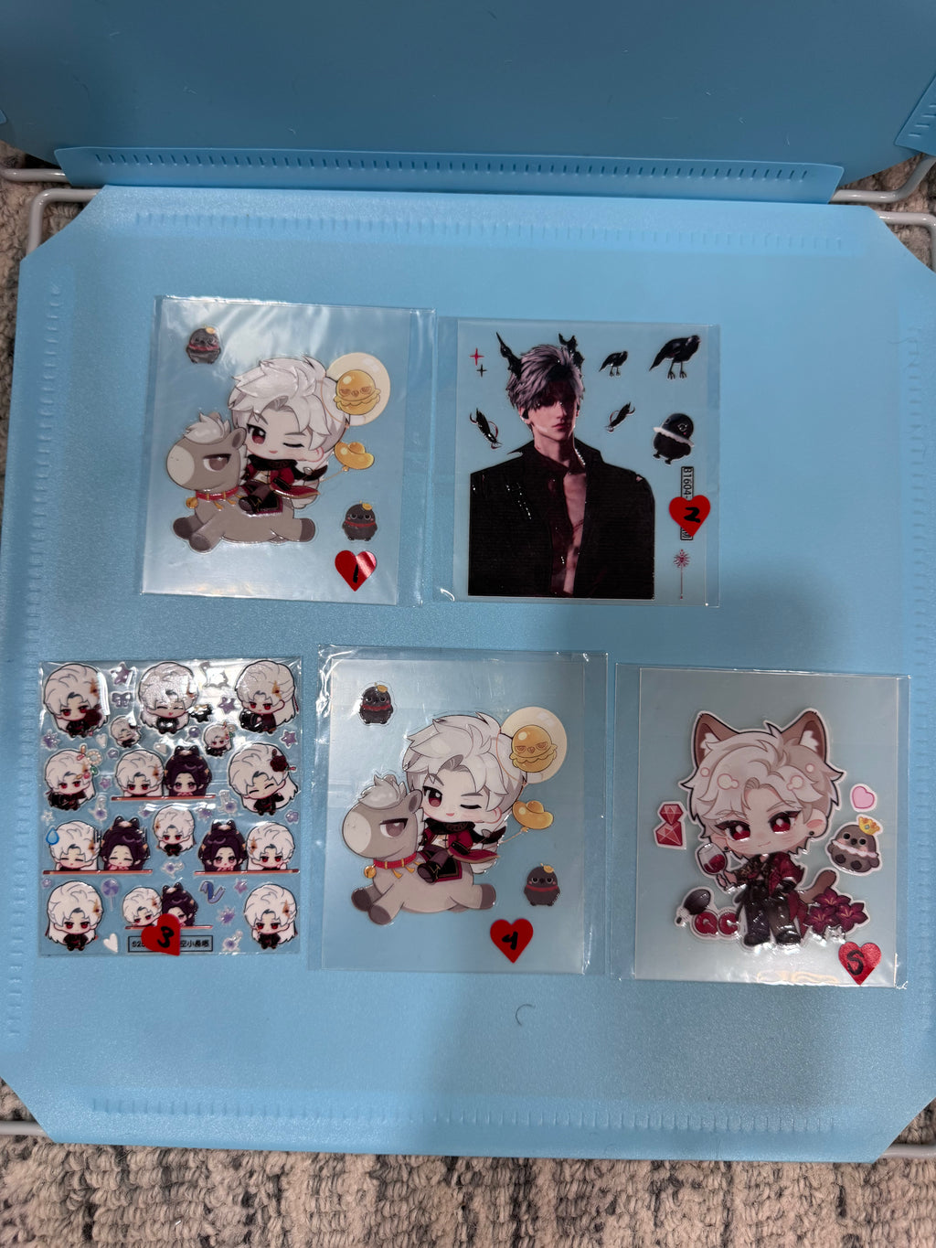 Mini Stickers Love and Deepspace